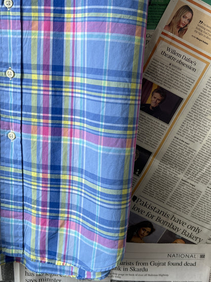 Ralph Lauren® Blue Multi-check | Chest 24.5 | XL/L | Shirt | Cotton
