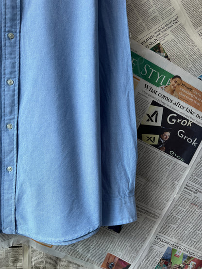 Ralph Lauren® Blue Oxford | Chest: 26.5 | XXL | Shirt | Cotton