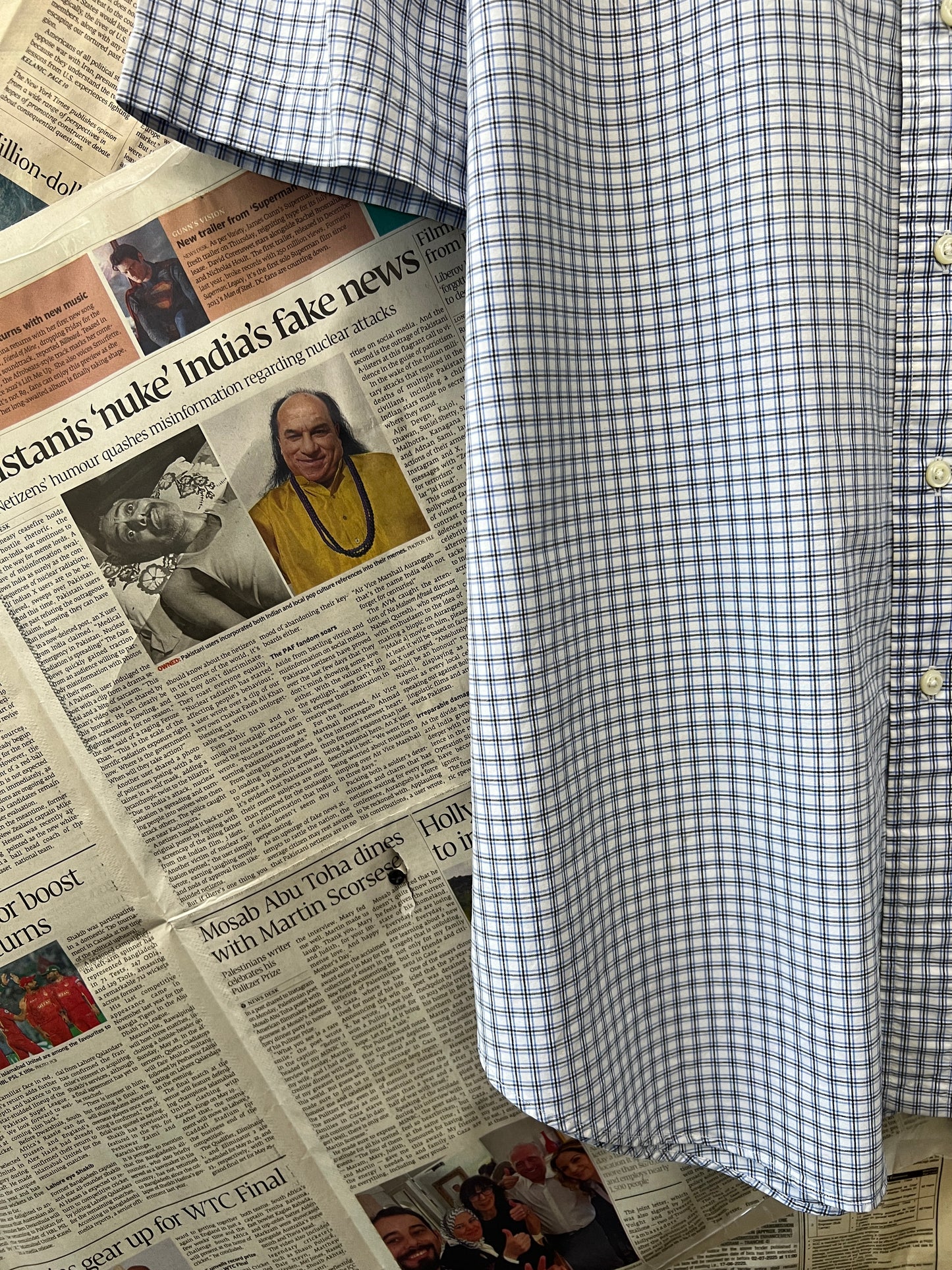 Ralph Lauren® White Check | Chest 27 | XXL | Shirt | Cotton