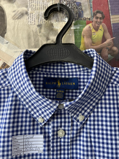 Ralph Lauren® Kids | Chest 20 | Blue Check | Shirt | Cotton | 2299