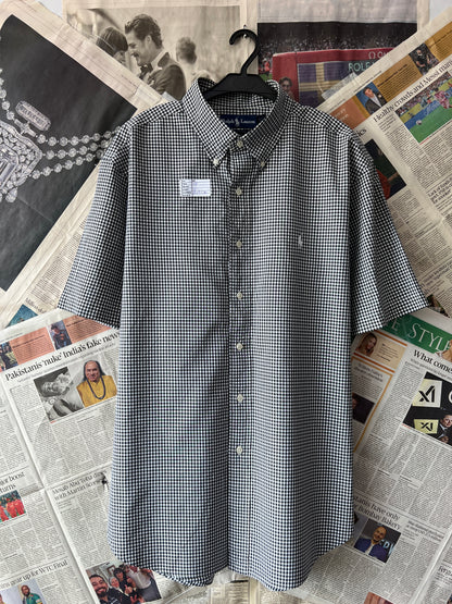 Ralph Lauren® Black Check | Chest: 28 | XXL | Shirt | Cotton