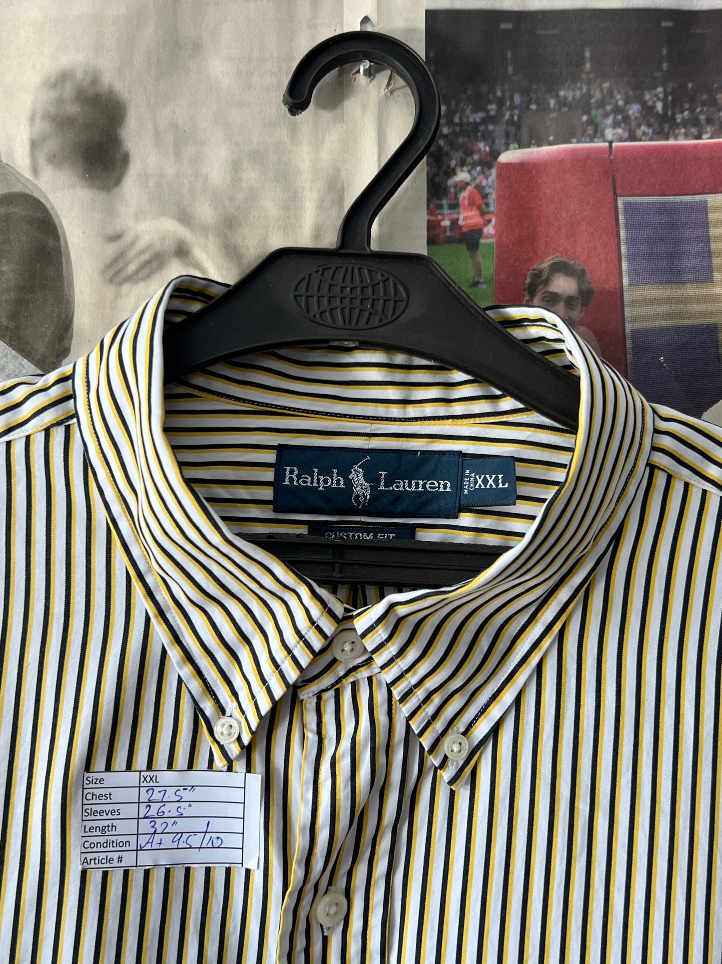 Ralph Lauren® Multi Striped | Chest 27.5 | XXL | Shirt | Cotton