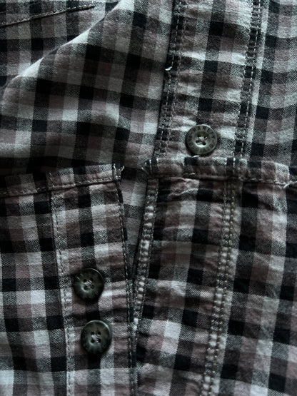 Harley Davidson® Black & Grey check – (Size: Large)