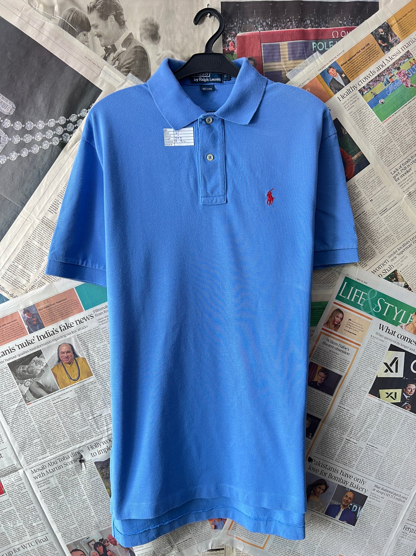 Ralph Lauren® Blue | Chest 21 | Small | Polo | Cotton