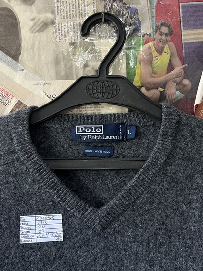 Women-Ralph Lauren® Medium | Bust 21.5" | Grey | Sweater | Wool | 2300