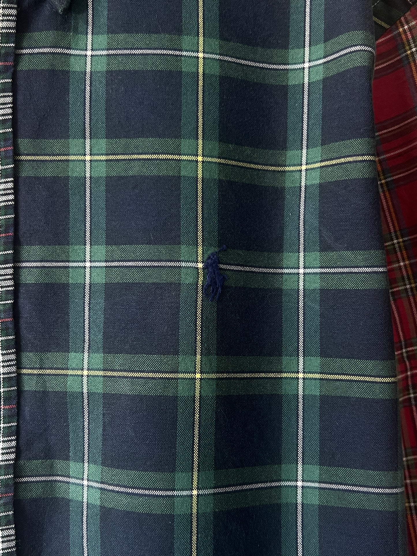 Ralph Lauren® XL | Chest 25.5 | Checked Patchwork | Shirt | Cotton