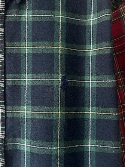 Ralph Lauren® XL | Chest 25.5 | Checked Patchwork | Shirt | Cotton