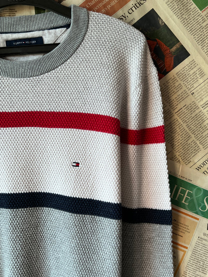 Tommy Hillfiger® Small | Chest 20 | Grey | Sweater | Cotton | 412