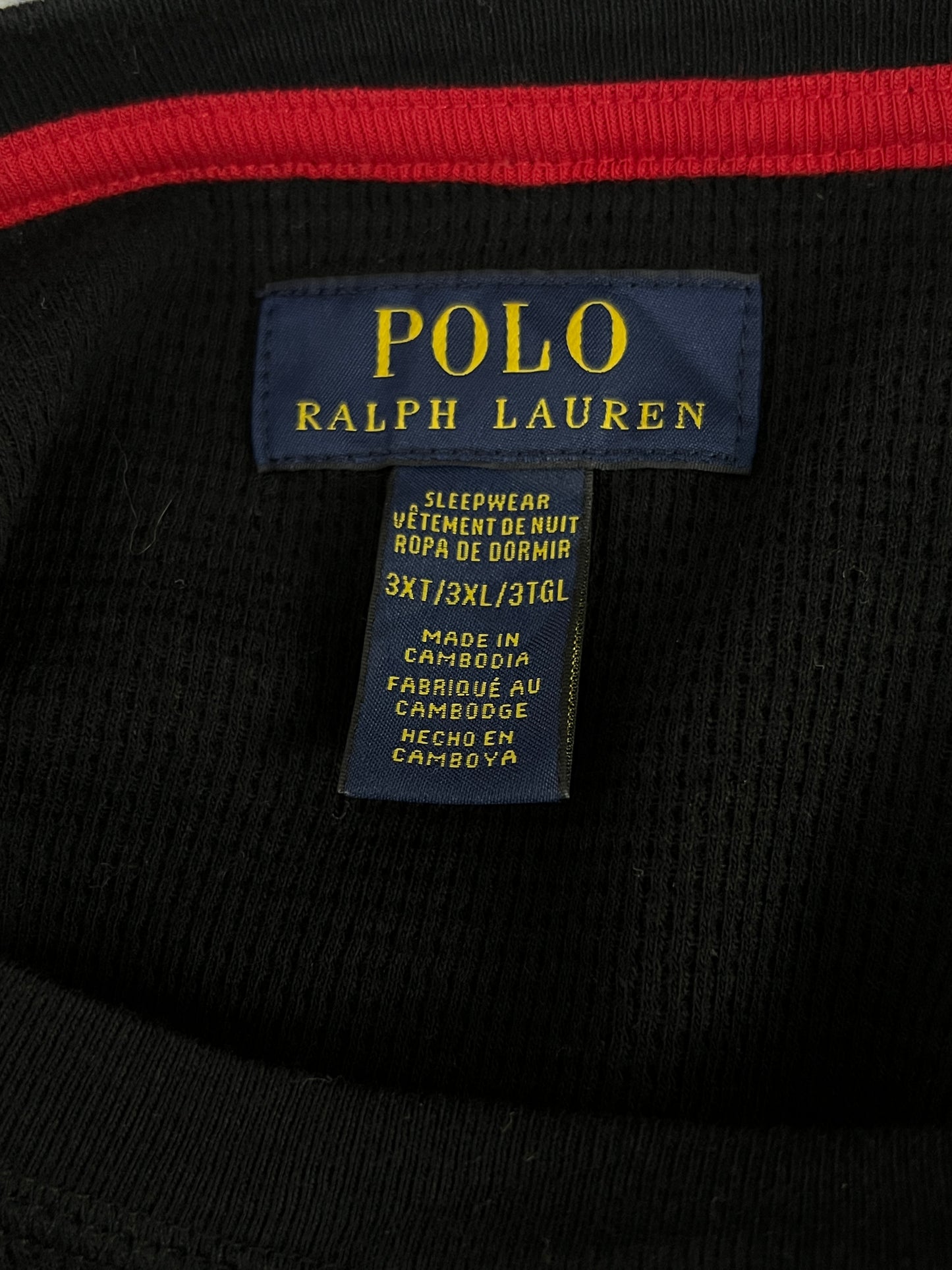 Ralph Lauren® XXL | Chest 27 | Black | Sweat Shirt | Cotton Poly | 495