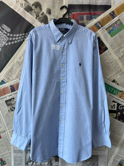 Ralph Lauren® XXL | Chest 27 | Blue | Shirt | Cotton