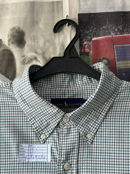 Ralph Lauren® Multi-check | Chest 26.5 | XXL | Shirt | Cotton