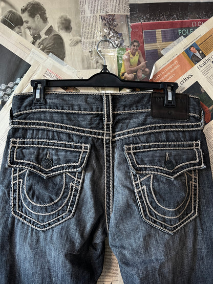 True Religion® Waist 34 | Denim Pants | Ricky Relaxed Straight | Vintage | 1084