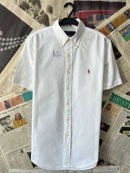Ralph Lauren® White Oxford | Chest 21 | Small | Shirt | Cotton