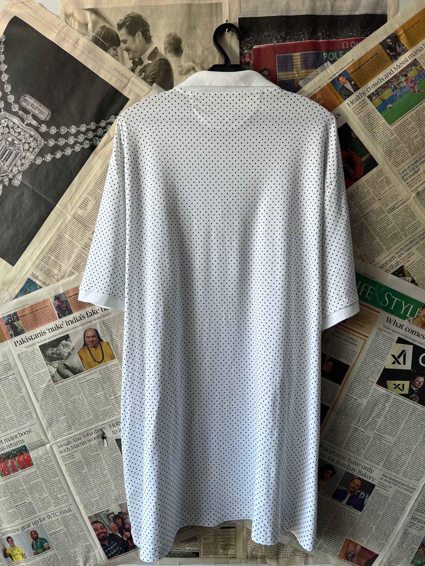 Ralph Lauren® Polka dots | Chest 28 | XXL | Polo | Cotton