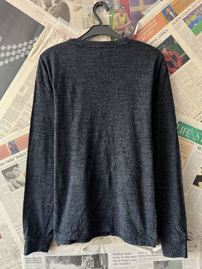 Ralph Lauren® Small | Chest 20" | Charcoal | Light Sweat Shirt | Cotton | 494