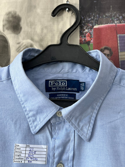 Ralph Lauren® XXL | Chest 27 | Blue | Shirt | Cotton