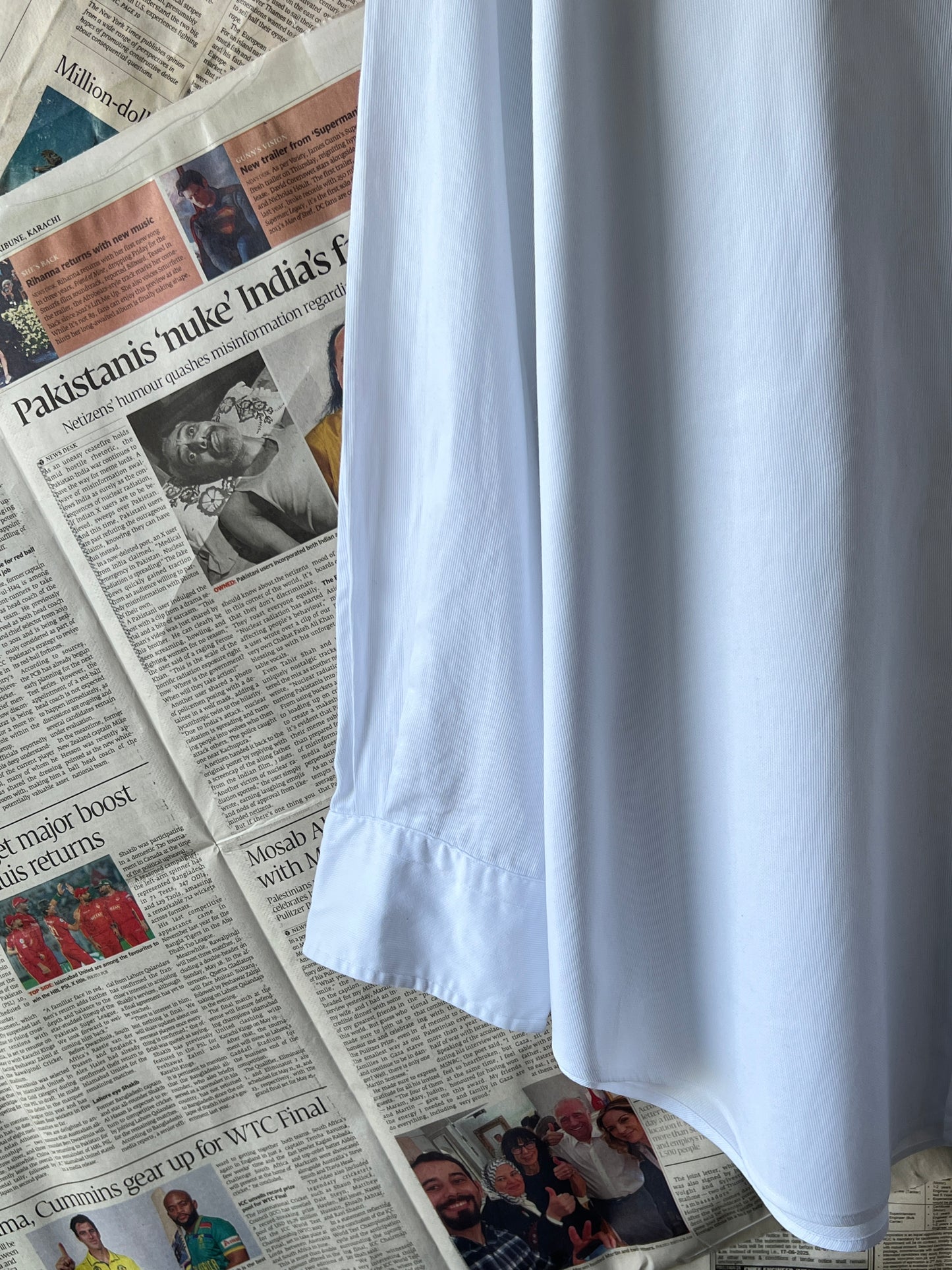 Ralph Lauren® XL | Chest 26 | White Textured | Shirt | Cotton