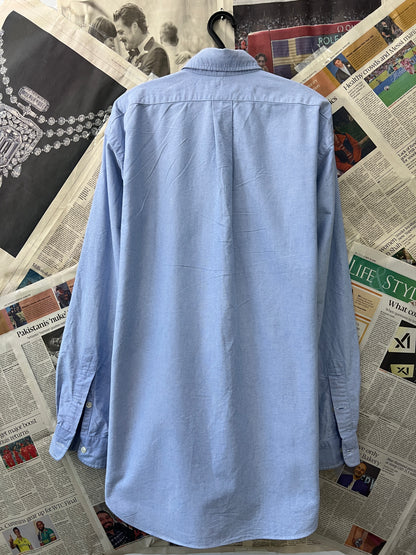 Ralph Lauren® Blue Oxford | Chest 26 | XL | Shirt | Cotton