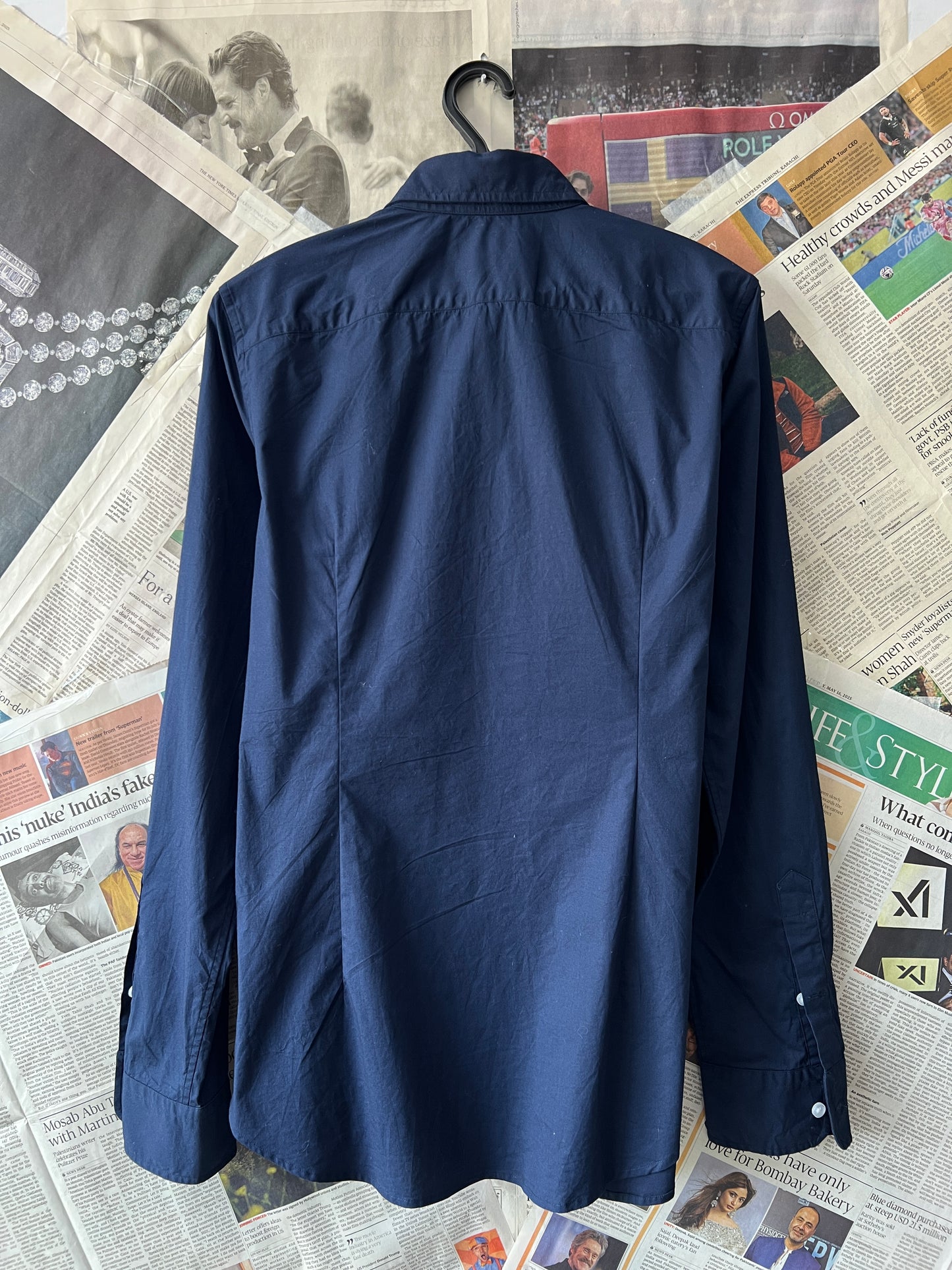 Ralph Lauren® Small | Chest 21 | Navy | Shirt | Cotton | 568