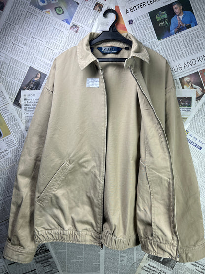 Ralph Lauren® Large | Chest 27.5 Oversize | Beige Brown | Jacket | Cotton | 1788