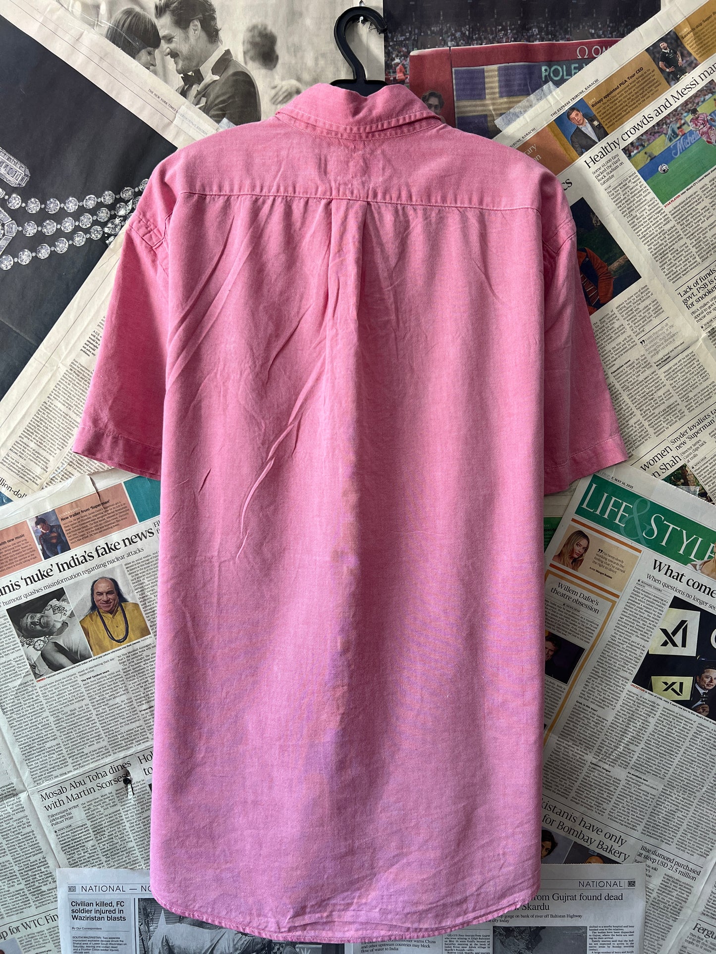 Ralph Lauren® XL | Chest 25.5 | Georgia Peach | Shirt | Cotton