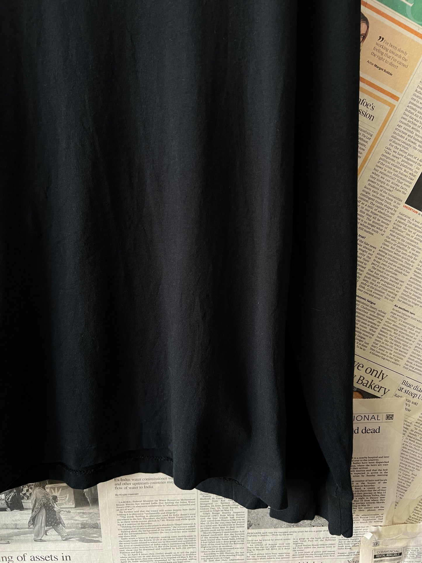 Ralph Lauren® Large | Chest 23.5 | Black | Light Sweat Shirt | Cotton | 726