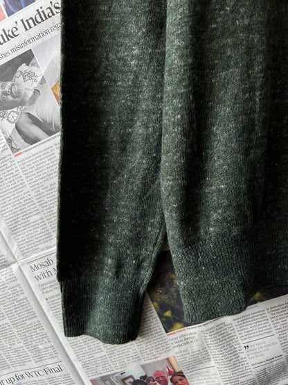 GAP® Heathered Forest| Chest 20.5 | Small | Crewneck Sweater |  Cotton