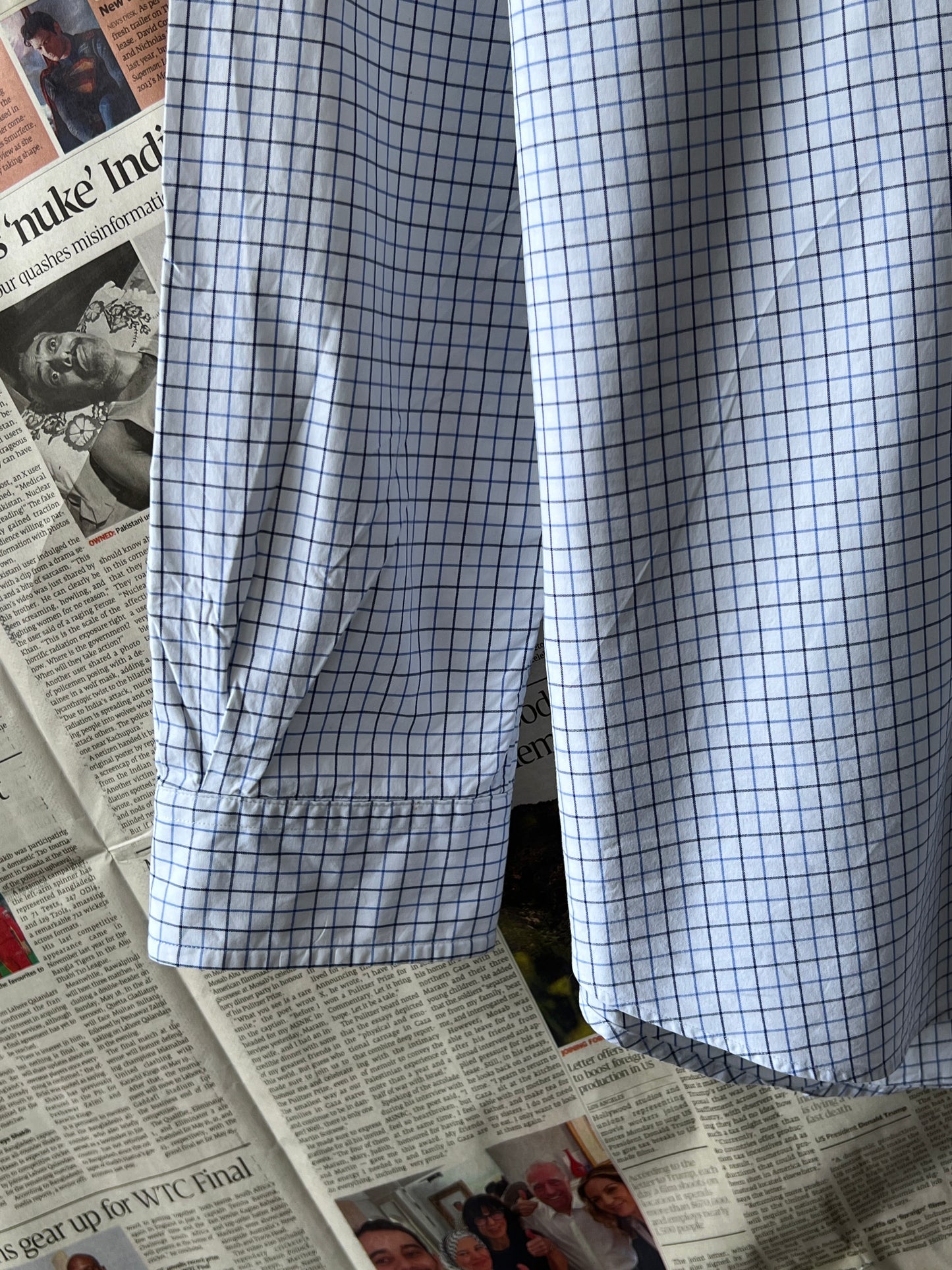 Ralph Lauren® Small | Chest 20.75 | White Box Check | Shirt | Cotton