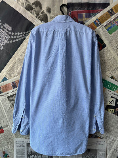 Ralph Lauren® XL | Chest 25.5 | Blue Check | Shirt | Cotton
