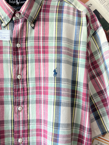 Ralph Lauren® XXL | Chest 26.5 | Madras | Shirt | Cotton