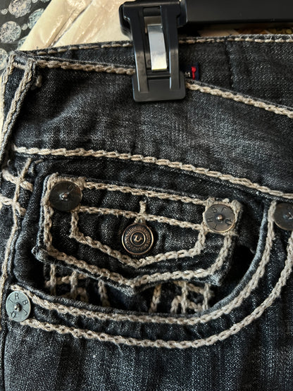 True Religion® Waist 34 | Denim Pants | Ricky Relaxed Straight | Vintage | 1084