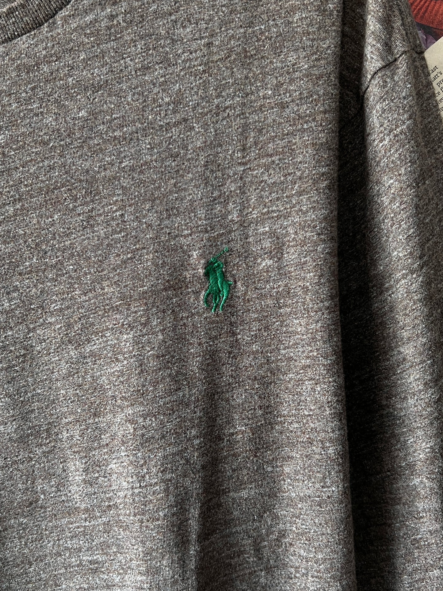 Ralph Lauren® Large | Chest 23.5 | Dark Beige | Full-Sleeves Shirt | Cotton | 492