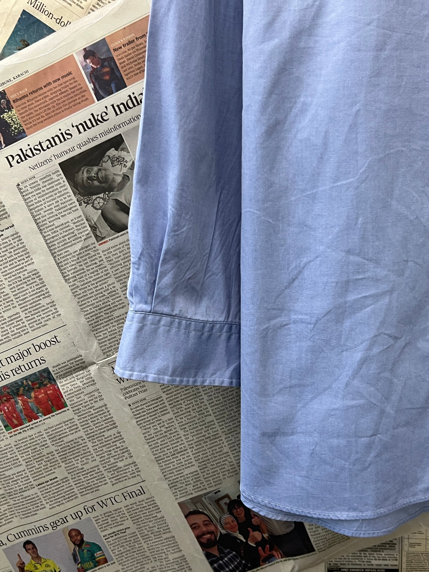 Ralph Lauren® Blue | Chest: 28.5 | XXL | Shirt | Cotton