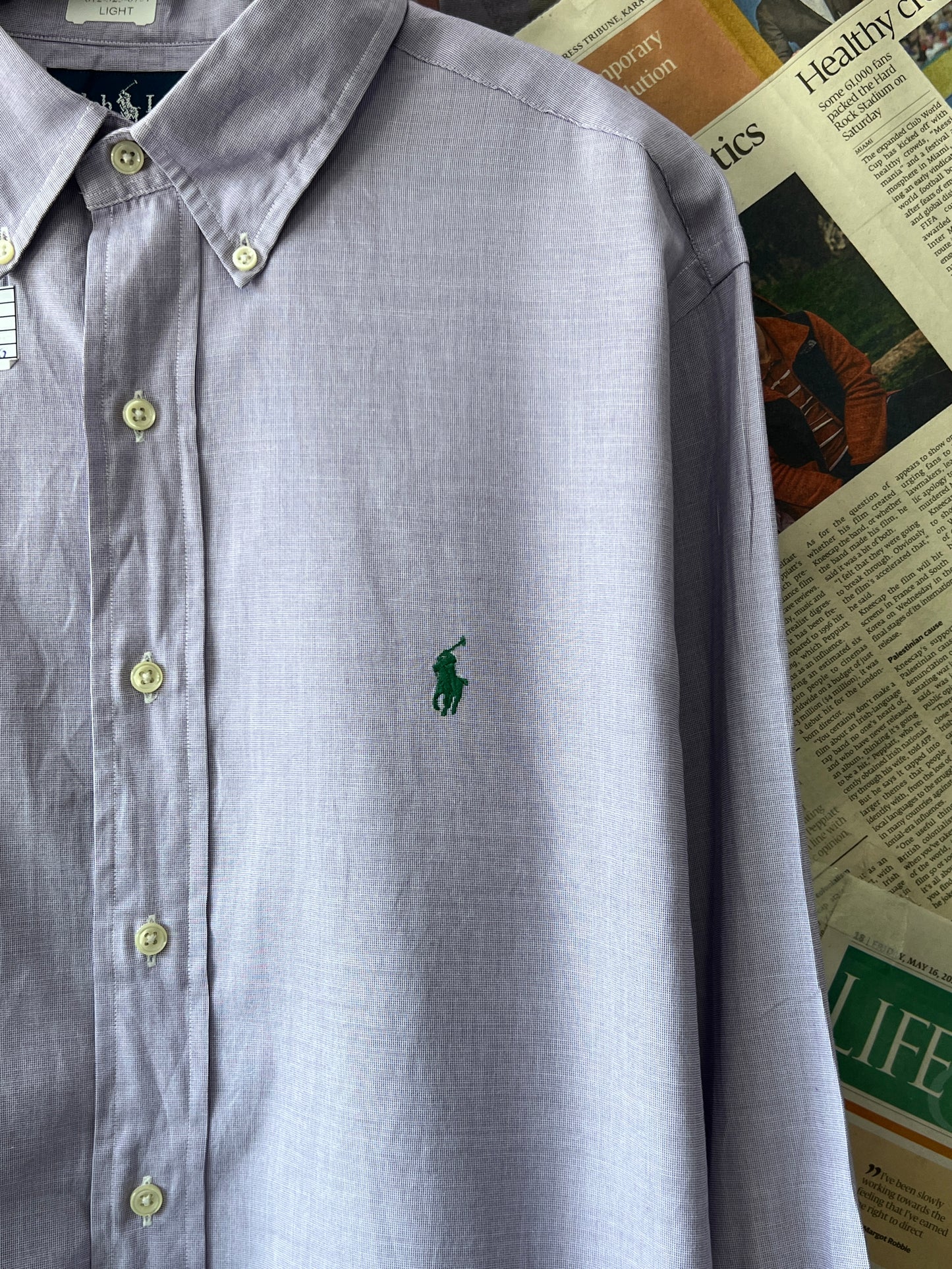 Ralph Lauren® Orchid | Chest 26 | XL | Shirt | Cotton