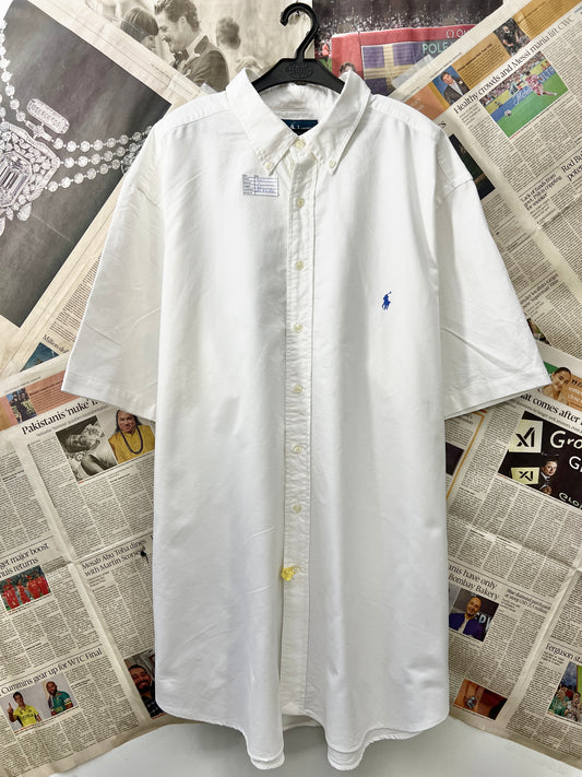 Ralph Lauren® White | Chest 30 | XXXL | Shirt | Cotton