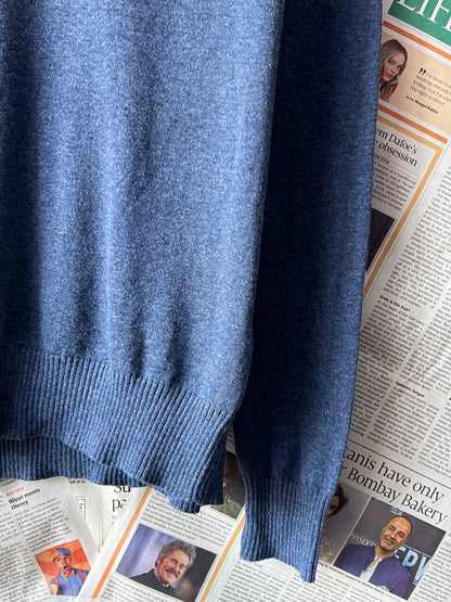 Tommy Hilfiger® Blue | Chest 20 | Small | V-Neck Sweater | Cotton