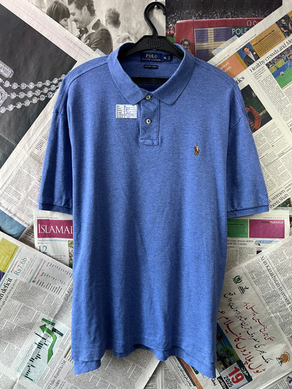 Ralph Lauren® Blue | Chest 25.5 | XL | Polo | Pima Cotton