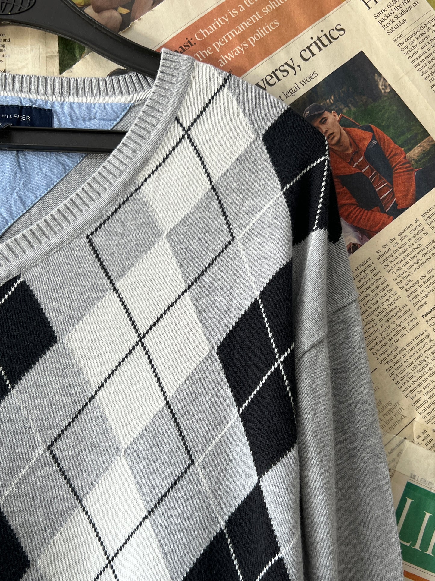 Tommy Hilfiger® XL | Chest 26 | Grey | Sweater | Cotton | 576