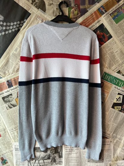 Tommy Hillfiger® Small | Chest 20 | Grey | Sweater | Cotton | 412