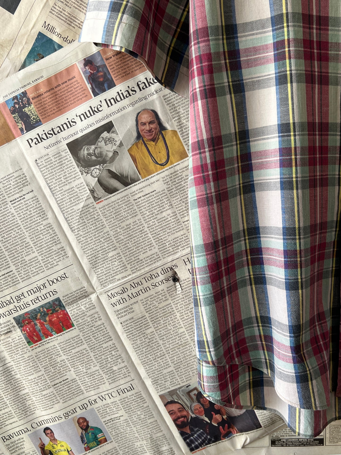 Ralph Lauren® XXL | Chest 26.5 | Madras | Shirt | Cotton