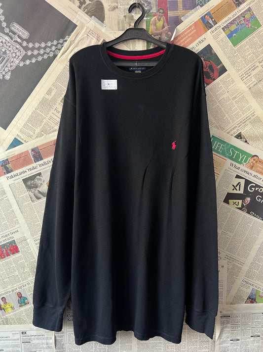 Ralph Lauren® XXL | Chest 27 | Black | Sweat Shirt | Cotton Poly | 495