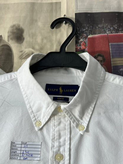 Ralph Lauren® White Oxford | Chest 21 | Small | Shirt | Cotton