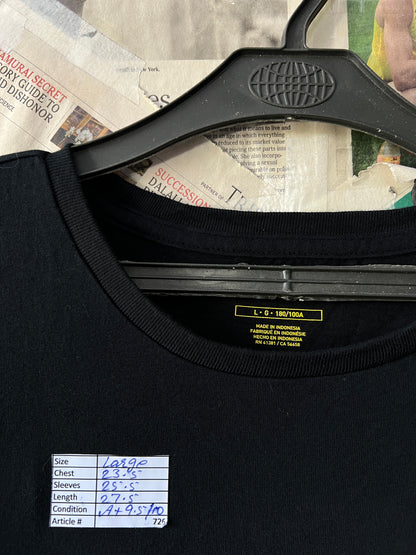 Ralph Lauren® Large | Chest 23.5 | Black | Light Sweat Shirt | Cotton | 726