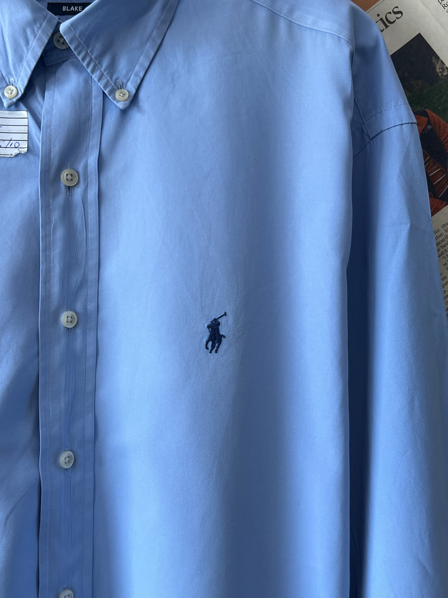 Ralph Lauren® XL | Chest 25 | Blue | Shirt | Cotton