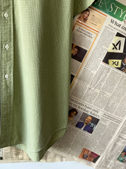 Ralph Lauren® XXL | Chest 26.5 | Moss | Shirt | Cotton