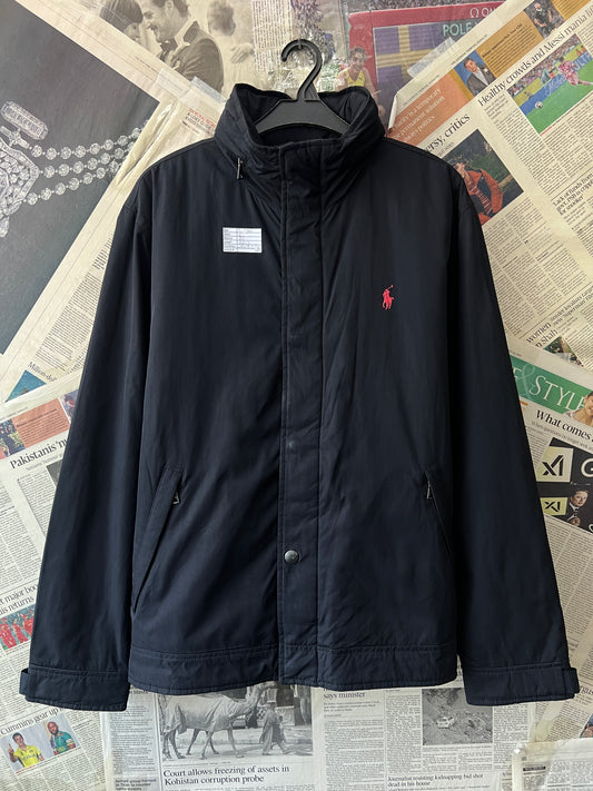 Ralph Lauren® Large | Chest 24 | Black | Jacket with convertible Hoodie | 2303