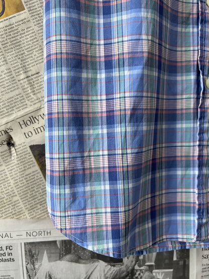 Ralph Lauren® Blue Check | Chest 22.5 | Medium | Shirt | Cotton
