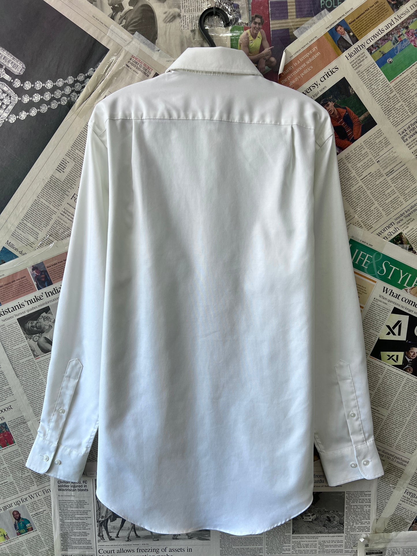 Tommy Hilfig*r® Small | Chest 20.5 | White Oxford | Shirt | Cotton | 2293