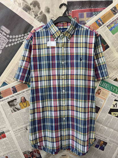 Ralph Lauren® Madras Check | Chest 25.5 | XL | Shirt | Cotton
