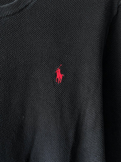 Ralph Lauren® Large | Chest 23 | Black | Sweat Shirt | Cotton | 501